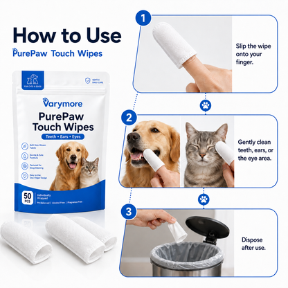 PurePaw Touch Wipes